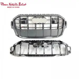 RSQ7 SQ7 front bumper grill for Audi Q7 SQ7 2020-2023 grille with ACC hole
