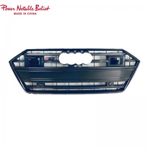 RS7 hood grill for Audi A7 S7 C8 with ACC front bumper center grill