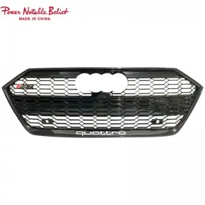 RS7 hood grill for Audi A7 S7 C8 with ACC front bumper center grill