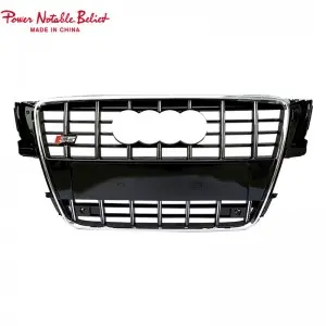 RS5 front grill for Audi A5 S5 B8 front bumper grille with lower frame quattro
