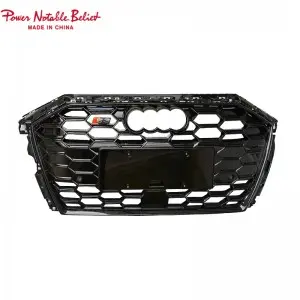 S3 RS3 style car grille for Audi A3 S3 8Y front hood grille with bracket