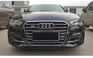C7 PA RS6 front bumper grill for Audi A6 S6 C7.5 quattro grille