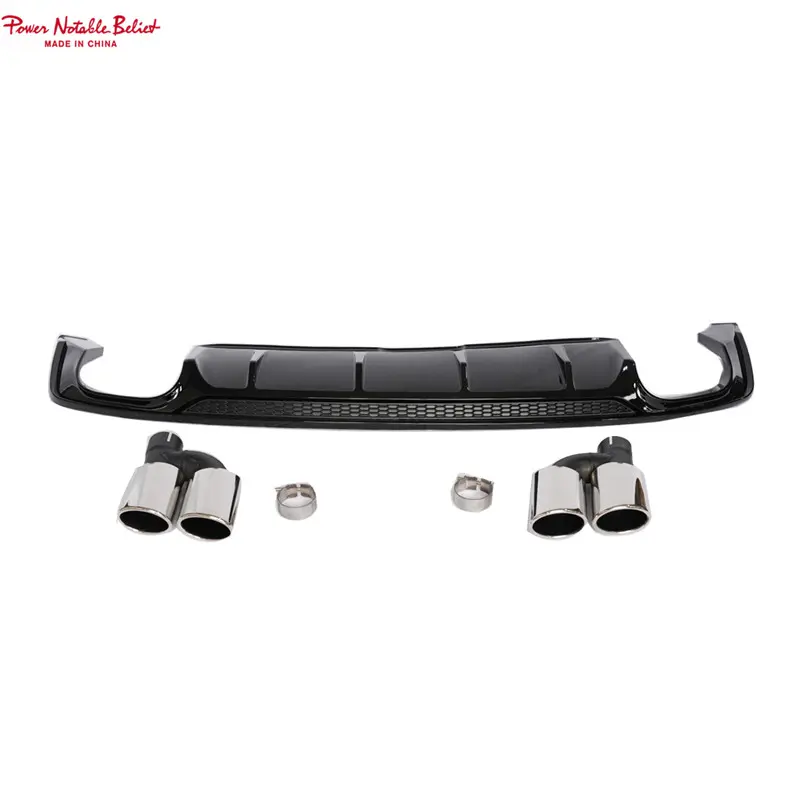 Audi A5 rear diffuer pipe modify to S5 style RS5 b9 2017-2019 1