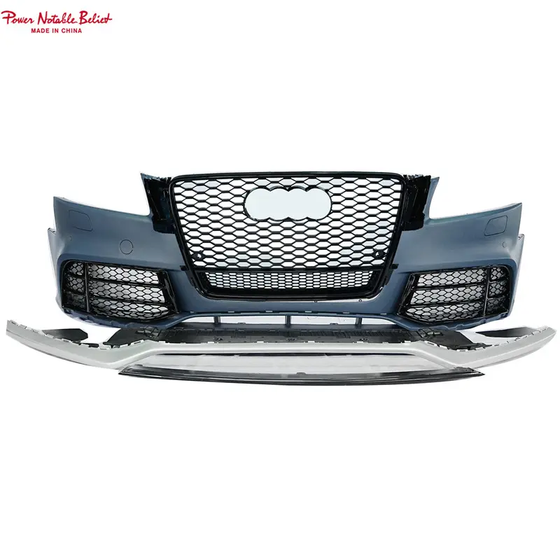 RS5 style bumper for Audi A5 S5 B8 with front grill front lip 2009-2011 1