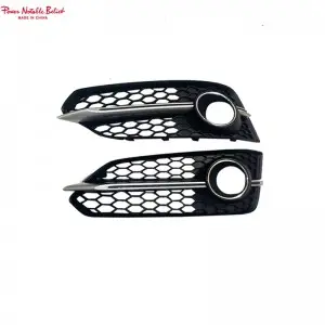 Fog Light Grill For Audi S-line A8 D4 PA 15-18 Fog Lamp Grill Racing