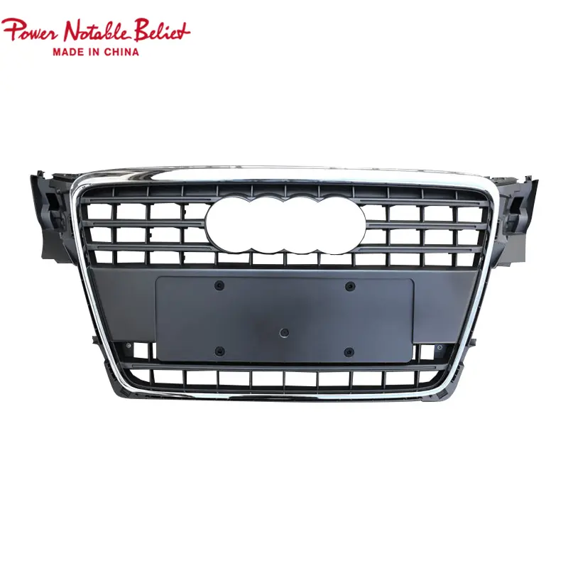 RS4 front grill for Audi A4 S4 B8 honeycomb mesh bumper grille RS quattro