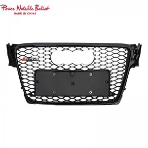 RS4 front grill for Audi A4 S4 B8 honeycomb mesh bumper grille RS quattro