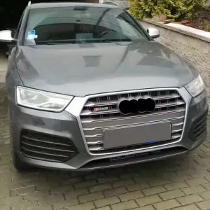 RSQ3 SQ3 ABS auto grille for Audi Q3 2016-2019 radiator honeycomb grills front bumper grill