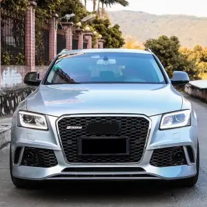 RSQ5 SQ5 honeycomb grills for Audi Q5 SQ5 B8.5 front bumper grille 2013-2018