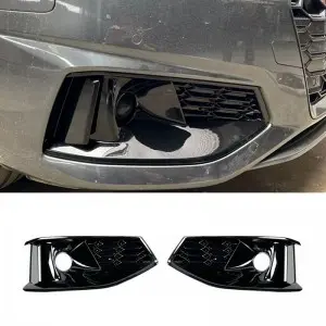 RS4 fog light grill for Audi A4 Original Sline car ABS honeycomb fog grille 20-23