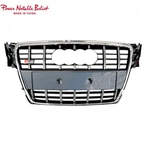RS4 front grill for Audi A4 S4 B8 honeycomb mesh bumper grille RS quattro