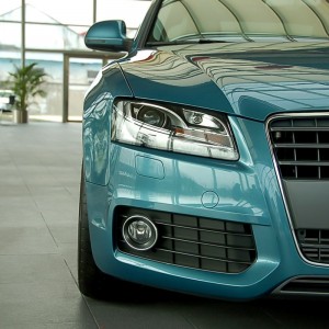 Honeycomb fog lamp grill for Audi A5 B8 S-line S5 09-11