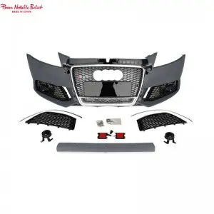 RS3 Auto Body kit For Audi A3 S3 8P bumper with grill front lip Sedan Hatchback