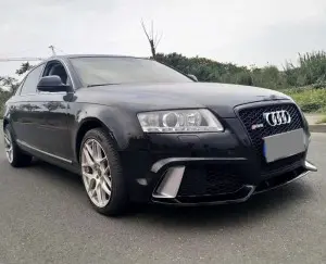 Audi A6 C6 A6L to RS6 mesh S6 grill front bumper auto grille