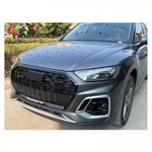 RSQ5 SQ5 front honeycomb radiator grill for Audi Q5 SQ5 2022-2025 mesh bumper grille