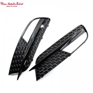 Audi fog light grill for Audi A5 B8.5 Sline or S5 honeycomb style fog lamp cover 12-16