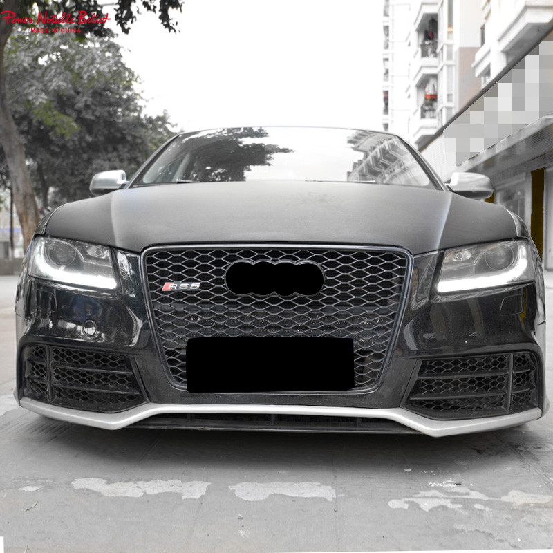 RS5 style bumper for Audi A5 S5 B8 with front grill front lip 2009-2011 3