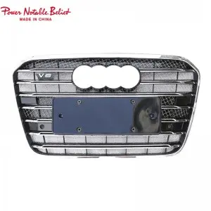 RS6 Front grill for Audi A6 S6 C7 center honeycomb grille