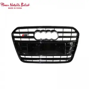 RS6 Front grill for Audi A6 S6 C7 center honeycomb grille