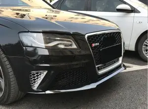 RS4 front grill for Audi A4 S4 B8 honeycomb mesh bumper grille RS quattro