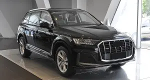 RSQ7 fog light grill for Audi Q7 SQ7 fog honeycomb mesh grille 16-22