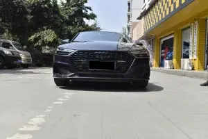 RS7 hood grill for Audi A7 S7 C8 with ACC front bumper center grill
