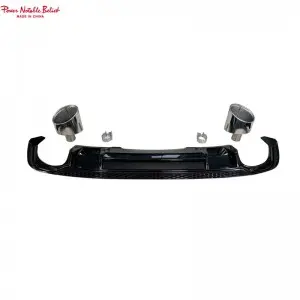 Audi A5 rear diffuer pipe modify to S5 style RS5 b9 2017-2019