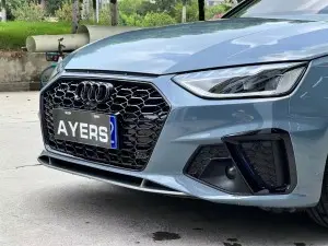 RS4 B9.5 Front grill fit for Audi A4 S4 honeycomb bumper grille with bracket